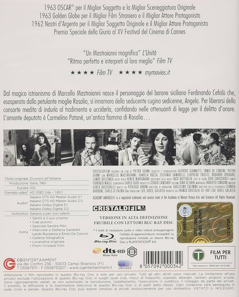 Amazon.co.jp | Divorzio All'Italiana DVD・ブルーレイ